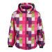 Dievčenská lyžiarska bunda COLOR KIDS Ski jacket AOP, AF 10.000, festival fuchsia I