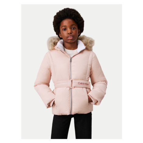 Calvin Klein Jeans Zimné bundy Classic IG0IG02685 Ružová Regular Fit