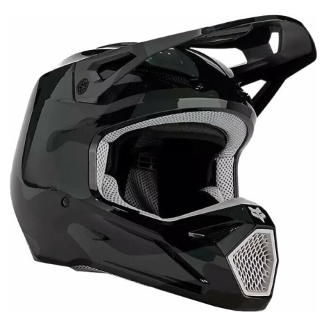 FOX V1 Bnkr Helmet Black Camo Prilba
