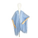 Art of Polo Poncho sz23181-8 Blue