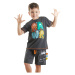 Denokids Rawr Dino Boy's Summer T-shirt Shorts Set