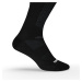 Bežecké ponožky Run900 z vlny merino vysoké čierne