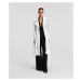 Kabát Karl Lagerfeld Hun Kim'S Edit Mesh Coat White