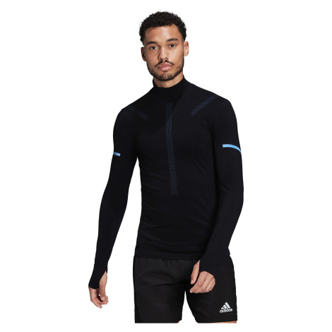 adidas Primeknit Running Mid-Layer Men's T-Shirt Black