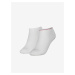 Sada dvoch párov dámskych rebrovaných ponožiek v bielej farbe Tommy Hilfiger Underwear