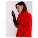 Black women's gloves with touch function