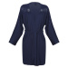 DKaren Housecoat Fibi Navy Blue