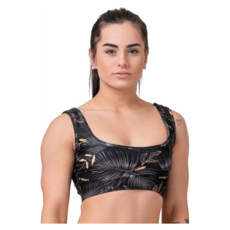 Nebbia Miami Sporty Bikini Bralette Volcanic Black Dámske plavky