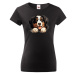Dámské tričko Bernský salašnický pes - tričko pre milovníkov psov
