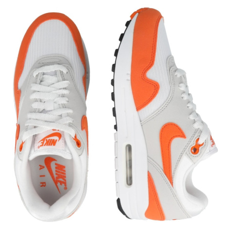 Nike Sportswear Nízke tenisky 'Air Max 1 87'  svetlosivá / oranžová / biela