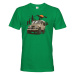 Pánské tričko s potiskem Toyota Land Cruiser -  tričko pre milovníkov aut