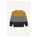 DEFACTO Boy Regular Fit Crew Neck Color Block Knitwear Sweater