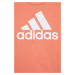 Detské bavlnené tričko adidas G BL oranžová farba
