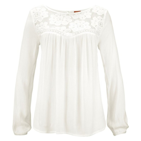 BUFFALO Blúzka  šedobiela