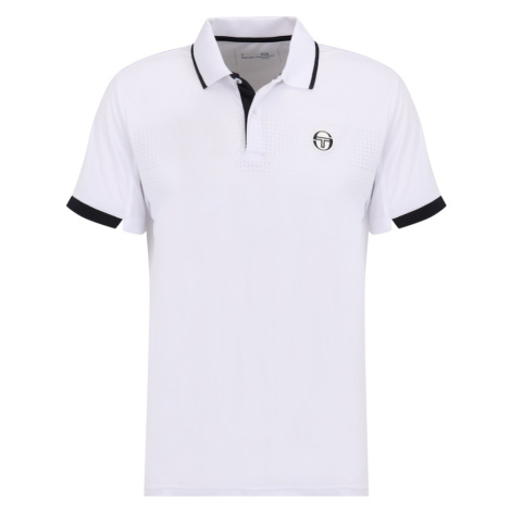 Sergio Tacchini Funkčné tričko  čierna / biela