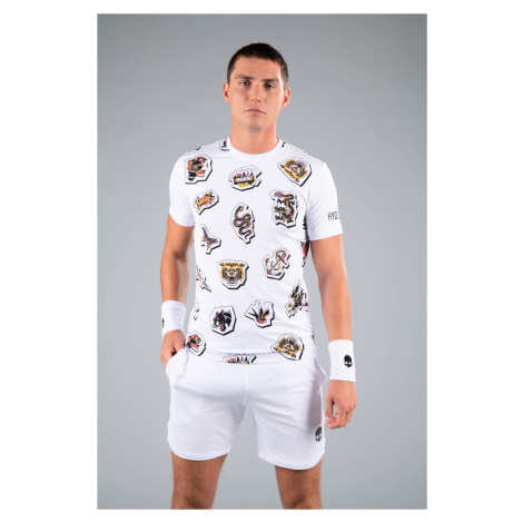 Men's T-Shirt Hydrogen Tattoo Tech Tee White