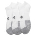 Ponožky UNDER ARMOUR 3 PACK-UA Heatgear NS -WHT