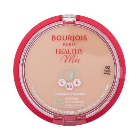 BOURJOIS Paris Healthy Mix Clean & Vegan Naturally Radiant Powder 10 g púder pre ženy 02 Vanilla