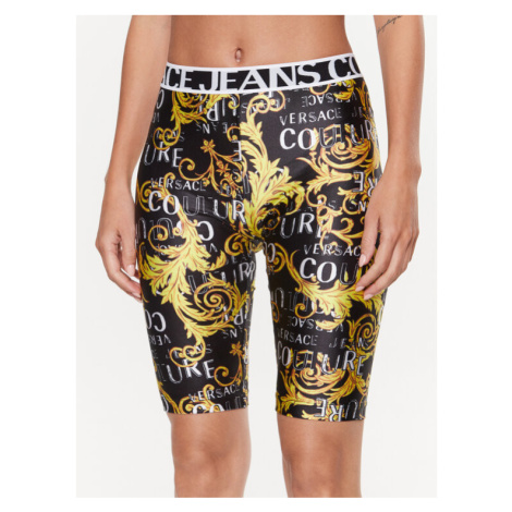 Versace Jeans Couture Cyklistické šortky 74HAC106 Čierna Slim Fit