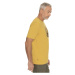 BUSHMAN DAISEN Pánske tričko, žltá, veľkosť