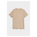 TRIČKO GANT REG MED TONAL SHIELD SS TSHIRT CONCRETE BEIGE