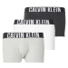 Pánske boxerky CALVIN KLEIN 3 PACK-TRUNK-BLACK GREY HEATHER WHITE