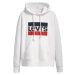 BIELA MIKINA LEVI'S GRAPHIC STANDARD HOODIE 184870058