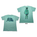 Billie Eilish tričko Neon Logo Billie Modrá