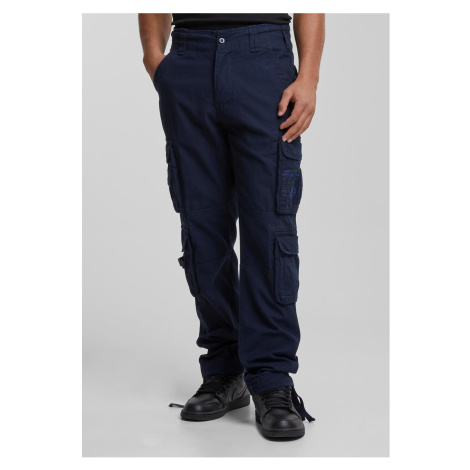 Pure Slim Fit trousers in a navy design