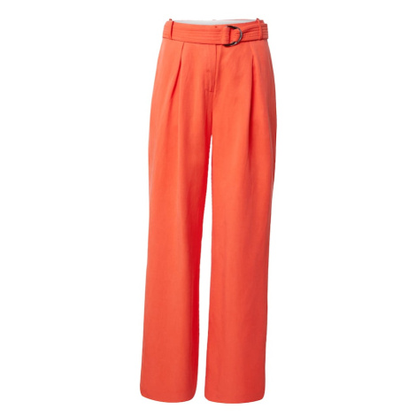 ESPRIT Plisované nohavice  oranžová