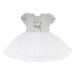 Dojčenské šatôčky s tylovou sukienkou New Baby Wonderful sivé, veľ:80 , 20C42542