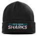 San Jose Sharks zimná čiapka Cuffed Knit Black