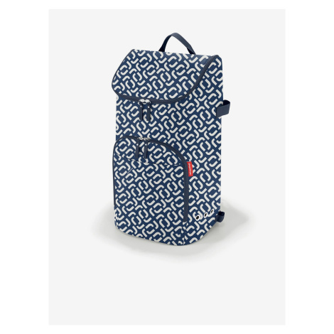 Bielo-modrá vzorovaná nákupná taška Reisenthel Citycruiser Bag Signature Navy