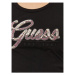 Guess Tričko W3YI36 J1314 Čierna Slim Fit