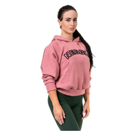 Women's sweatshirt Nebbia Hero Iconic Hero hoodie old rose S