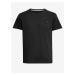 Black Short Sleeve T-Shirt Blend - Men