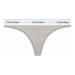 Calvin Klein Underwear Stringové nohavičky 0000F3786E Sivá