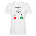 Pánské futbalové tričko s potlačou futbal volá - skvelé tričko na narodeniny