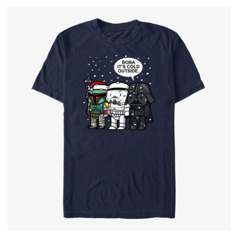 Queens Star Wars: Classic - Boba it's cold Unisex T-Shirt Navy Blue
