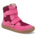 Barefoot zimná obuv Froddo - BF Tex Winter tmavo ružové