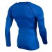 Nike NP DF TIGHT TOP LS Pánske tričko s dlhým rukávom, modrá, veľkosť