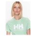 Helly Hansen Tričko Logo 34112 Zelená Regular Fit
