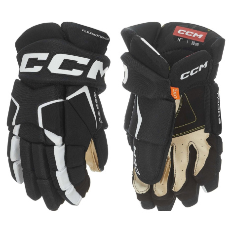CCM Tacks AS 580 SR Black/White Hokejové rukavice