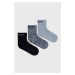 Detské ponožky Skechers (3-pak) fialová farba