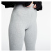 Legíny Nike Women's High-Waisted Logo Leggings Dk Grey Heather/ White