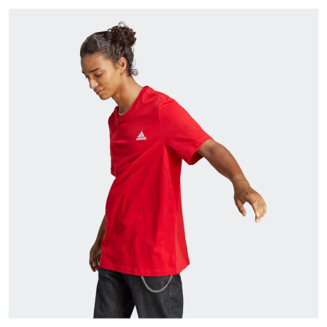 Pánske tričko na fitnes Soft Training červené Adidas