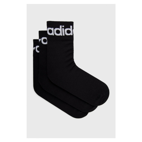 Ponožky adidas Originals (3-pack) H32386 čierna farba
