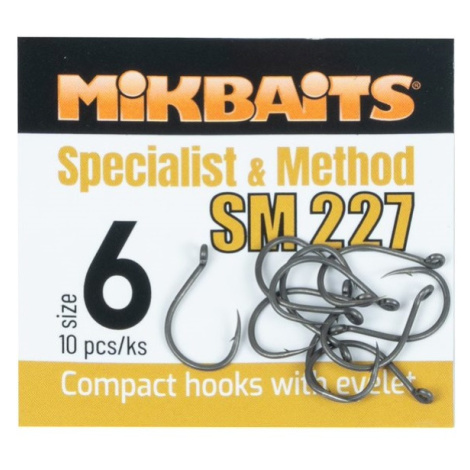 Mikbaits háčiky specialits & method sm 227 hook 10 ks - 6