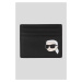 Kožená peňaženka Karl Lagerfeld čierna farba