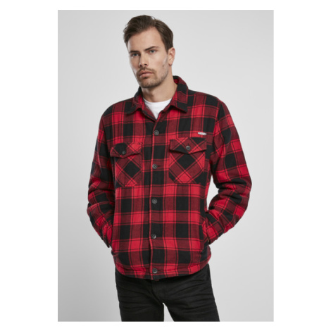 Brandit Lumberjacket red/black